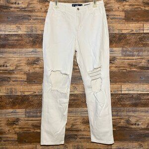 White Hollister Ultra High-Rise Mom Jean Size 11R